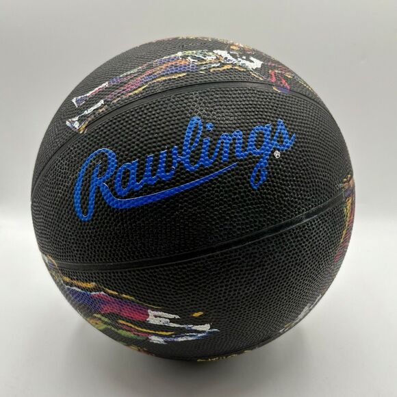 Vintage Rawlings Basketball 100 Years Leroy Nieman Sporting Equipment - Picture 3 of 9